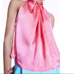 Zara Silk Halter Tank
